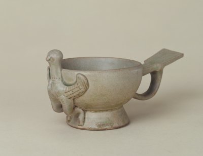 图片[1]-Yue Kiln Bird Cup-China Archive